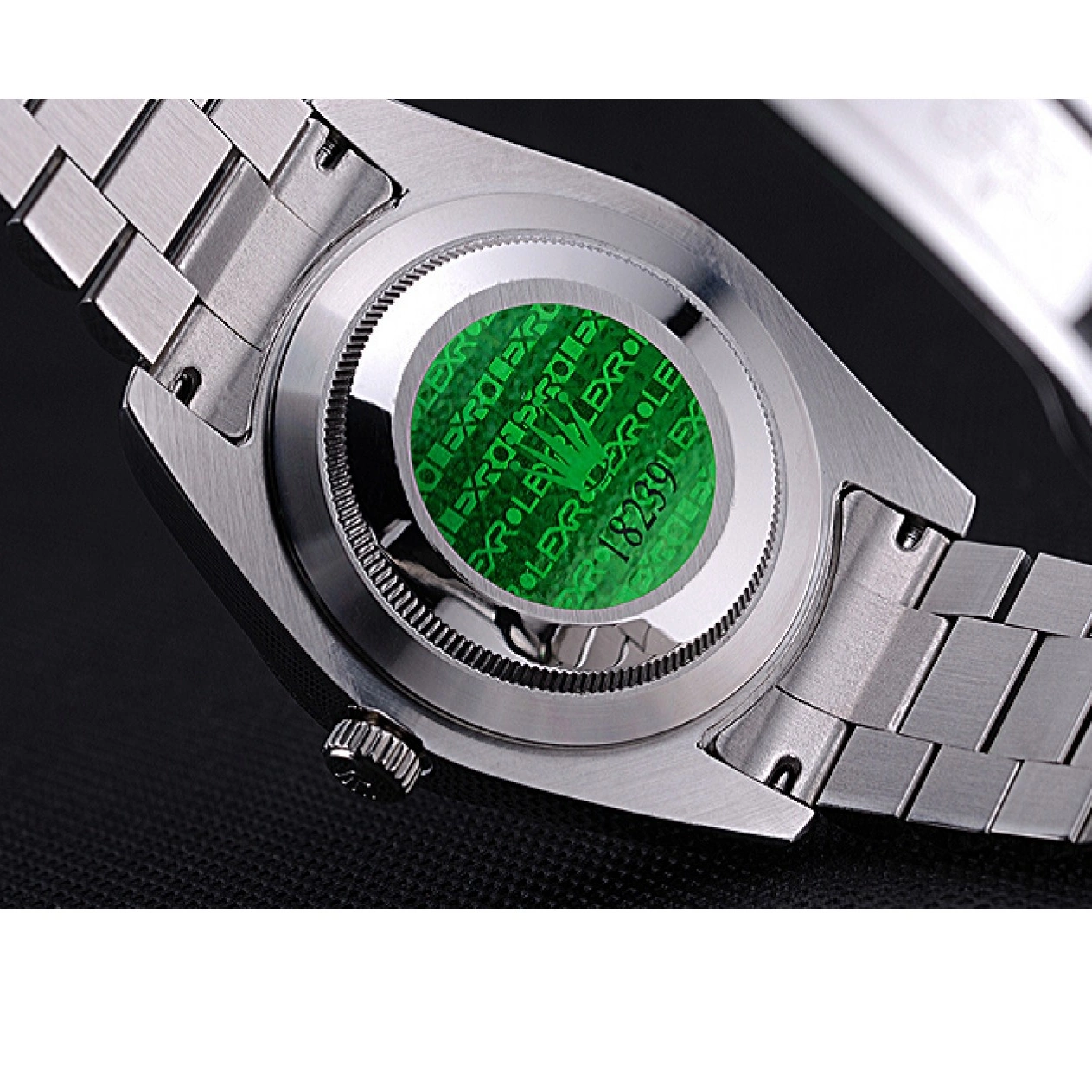 Aaa replica watch Rolex Stainless Dial Day-Date White 622547 Bracelet Steel 0707